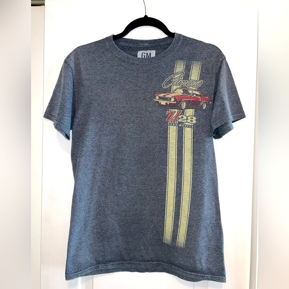 GM official licensed Men’s grey Camaro Z28 Tshirt